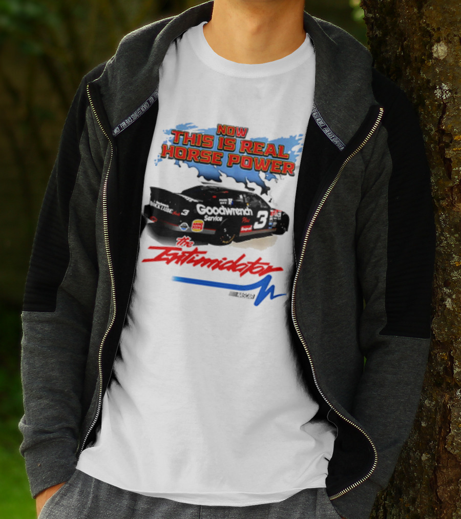 Now This Is Real Horse Power The Intimidator Goodwrench Service Car Number 3 Racing T-Shirt