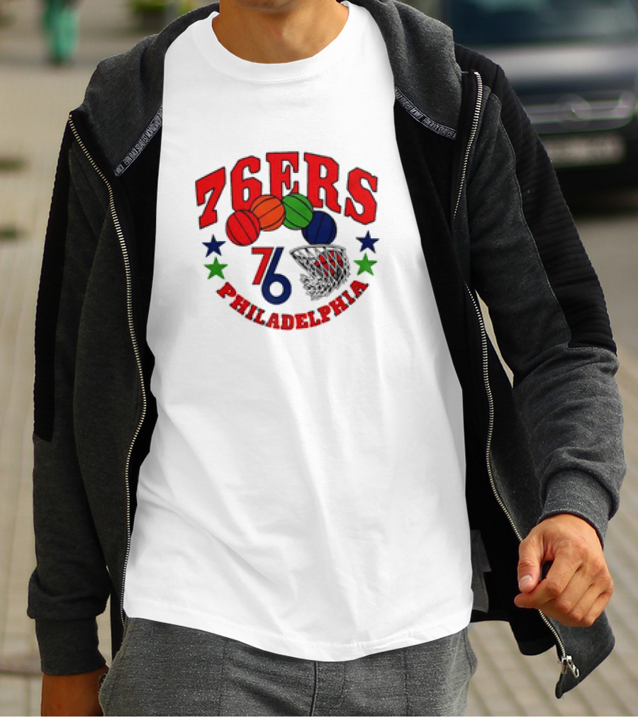 Philadelphia 76ERS 76 Basketball Stars City Edition T-Shirt