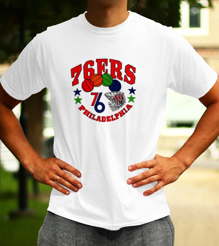 Philadelphia 76ERS 76 Basketball Stars City Edition T-Shirt