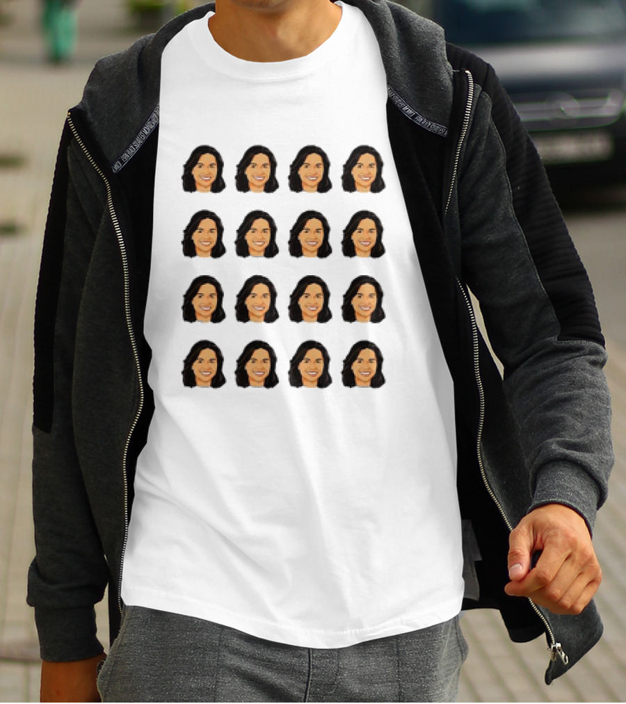 Tulsi Gabbard 16 Identical Smiling Faces T-Shirt