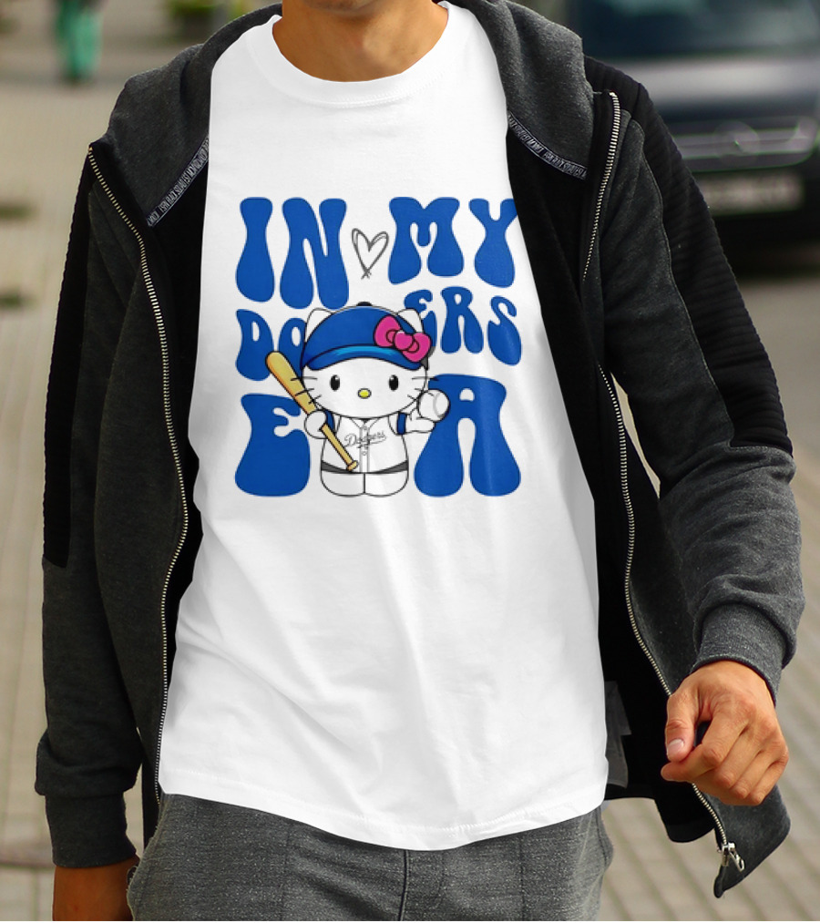 Hello Kitty Los Angeles Dodgers In My Dodgers Era T-Shirt