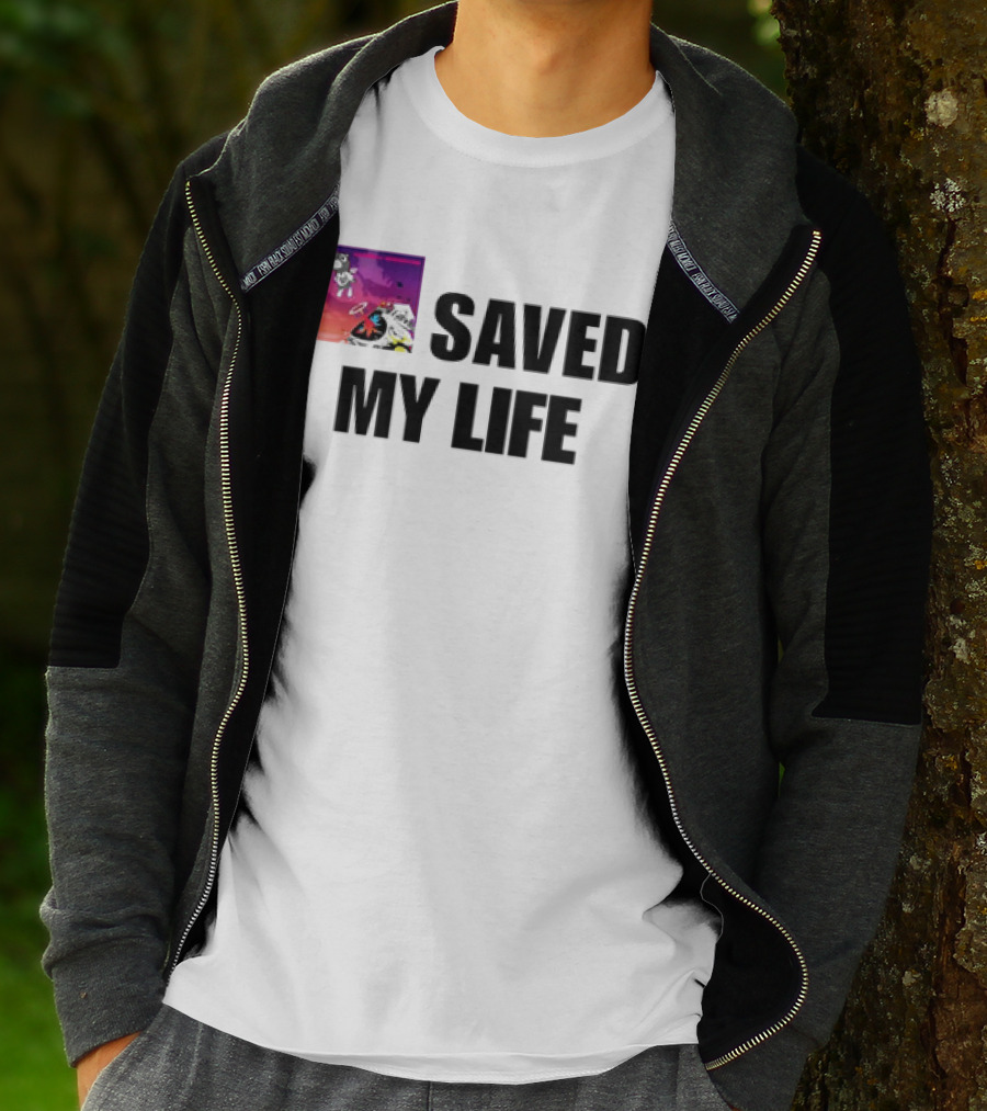 Kanye West Graduation Album Cover Art Saved My Life T-Shirt
