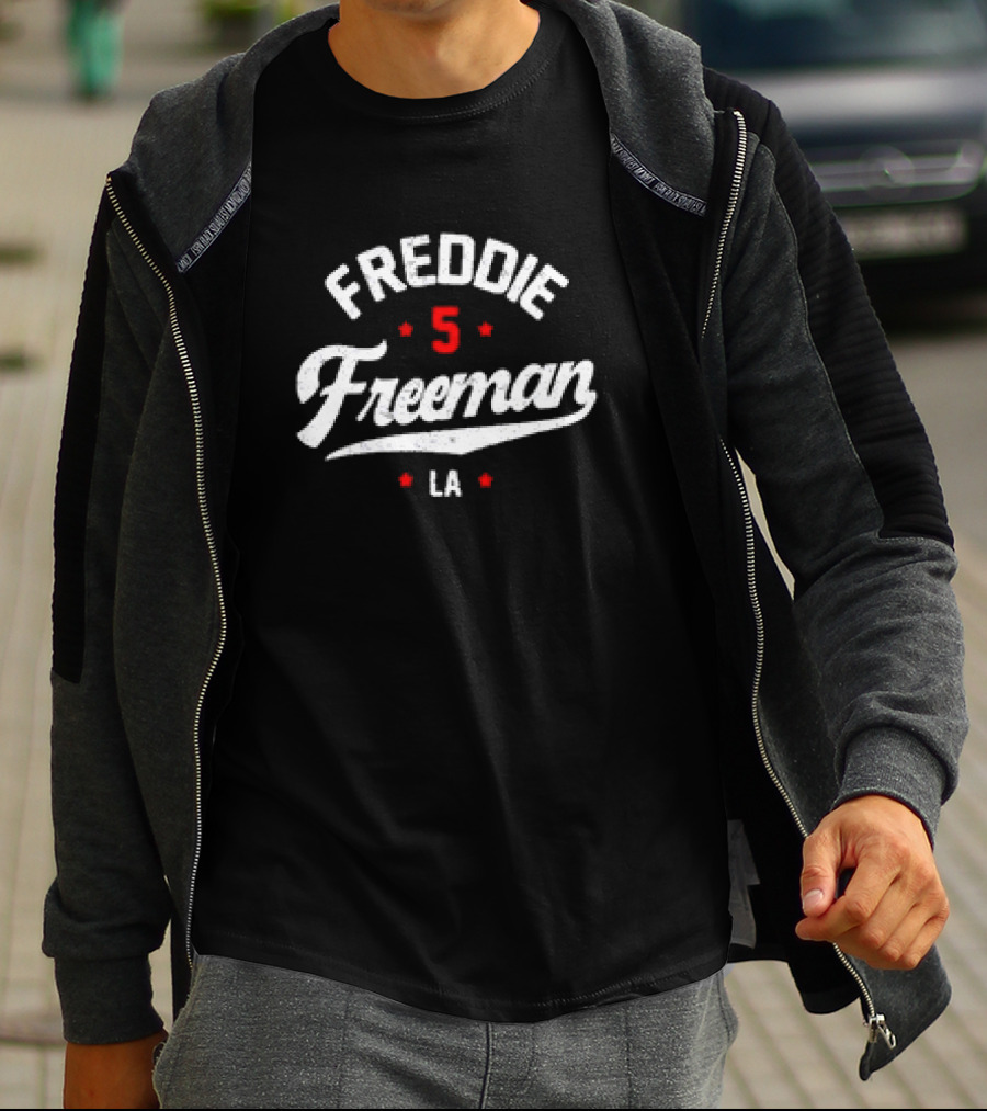 Freddie Freeman 5 LA Dodgers Baseball T-Shirt
