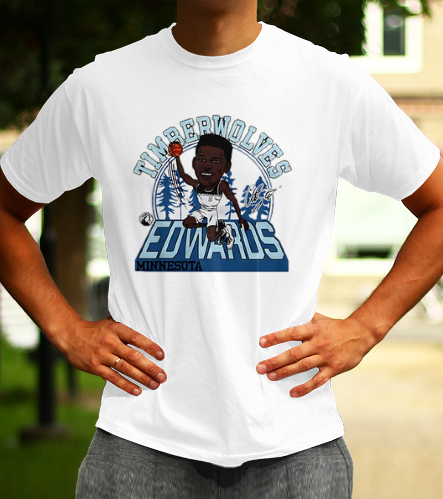 TIMBERWOLVES EDWARDS MINNESOTA T-Shirt