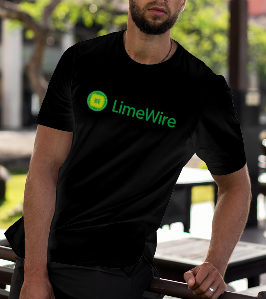 LimeWire Classic Logo Lime Design Vintage Nostalgia T-Shirt