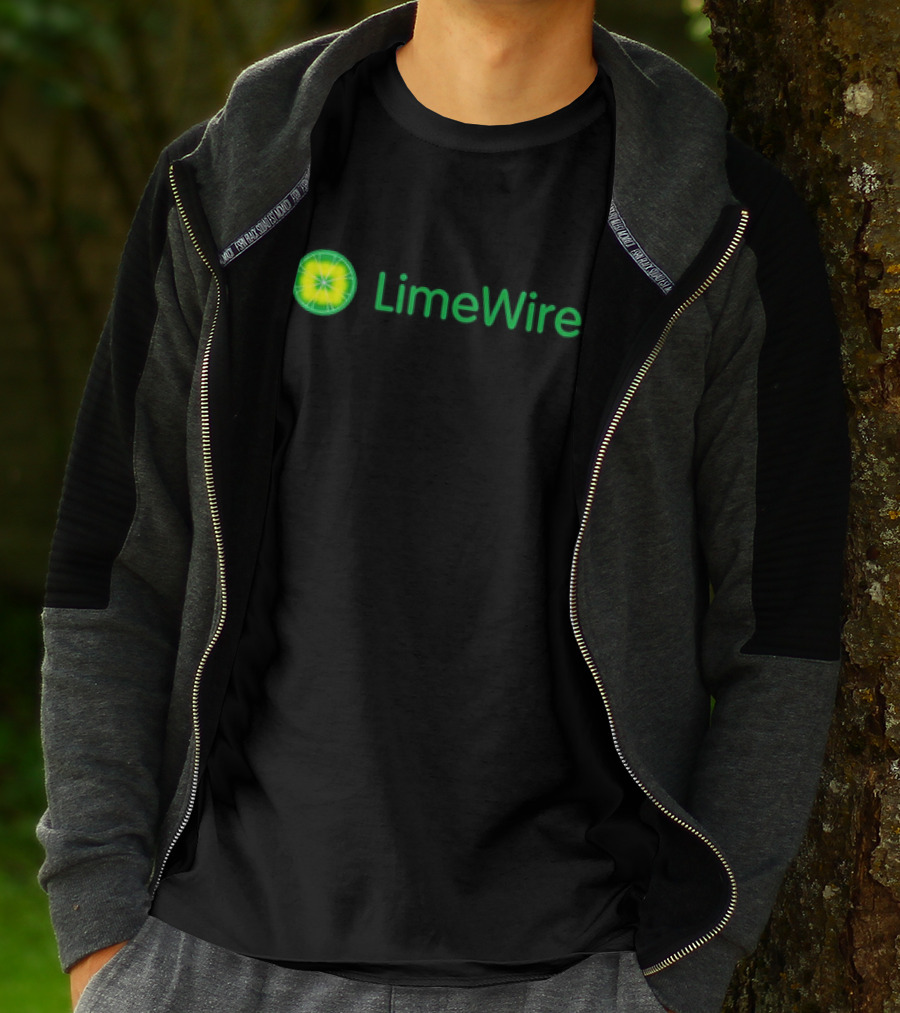 LimeWire Classic Logo Lime Design Vintage Nostalgia T-Shirt