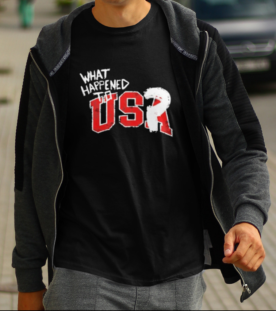 What Happened To USA Red Lettering T-Shirt