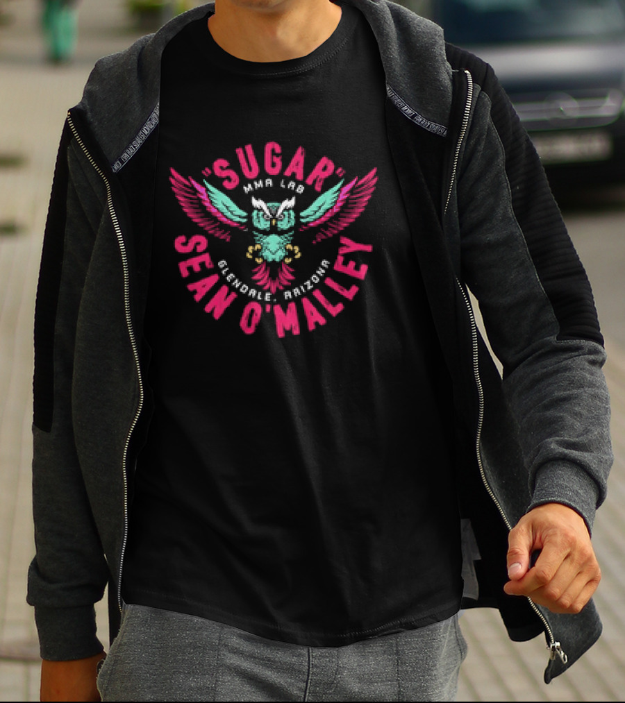 Sugar Sean O'Malley MMA Lab Glendale Arizona Owl Retro T-Shirt