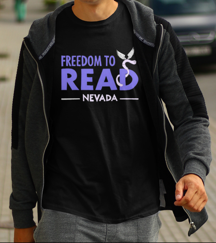 Freedom To Read Nevada Serpent With Wings T-Shirt