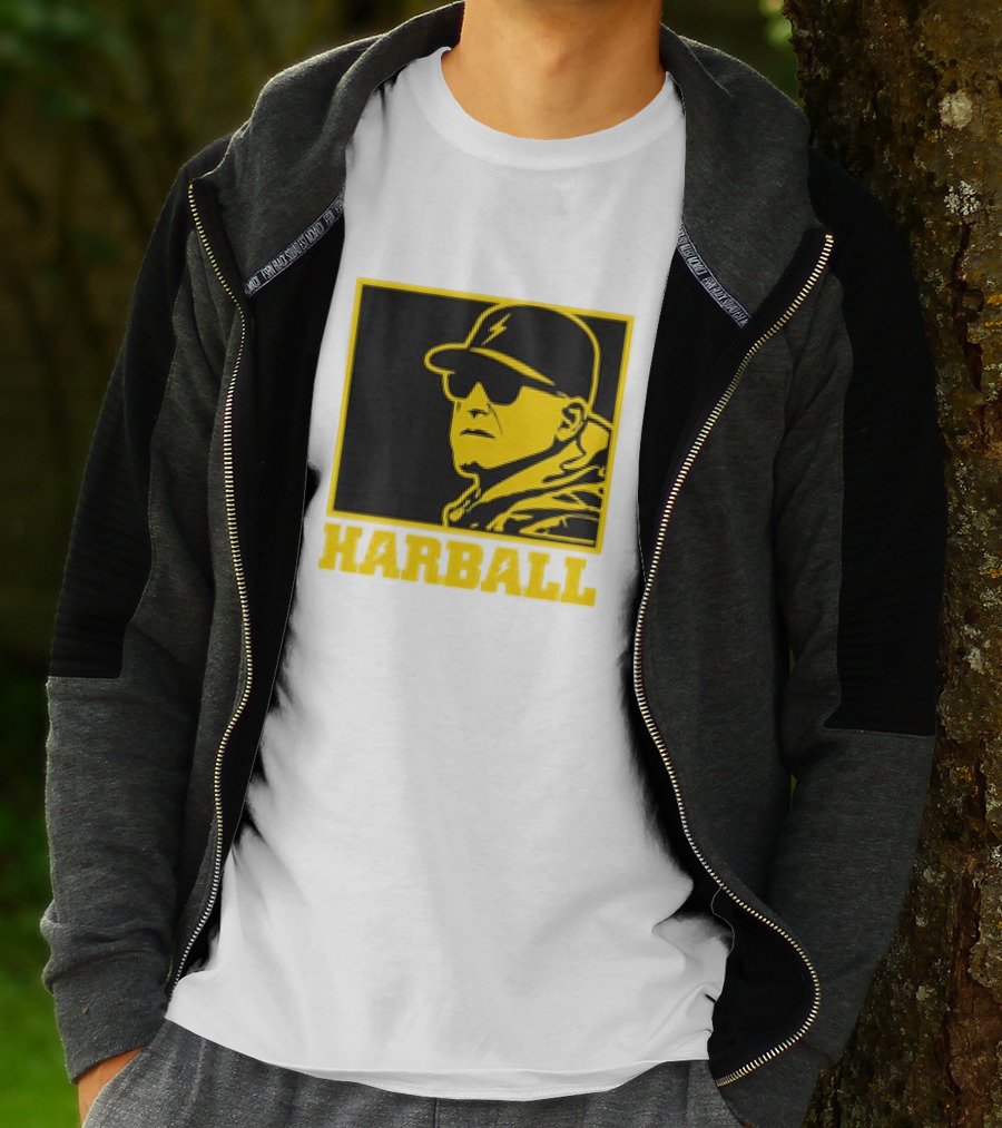 Chargers Harball NFL Royal Jim Harbaugh Los Angeles T-Shirt