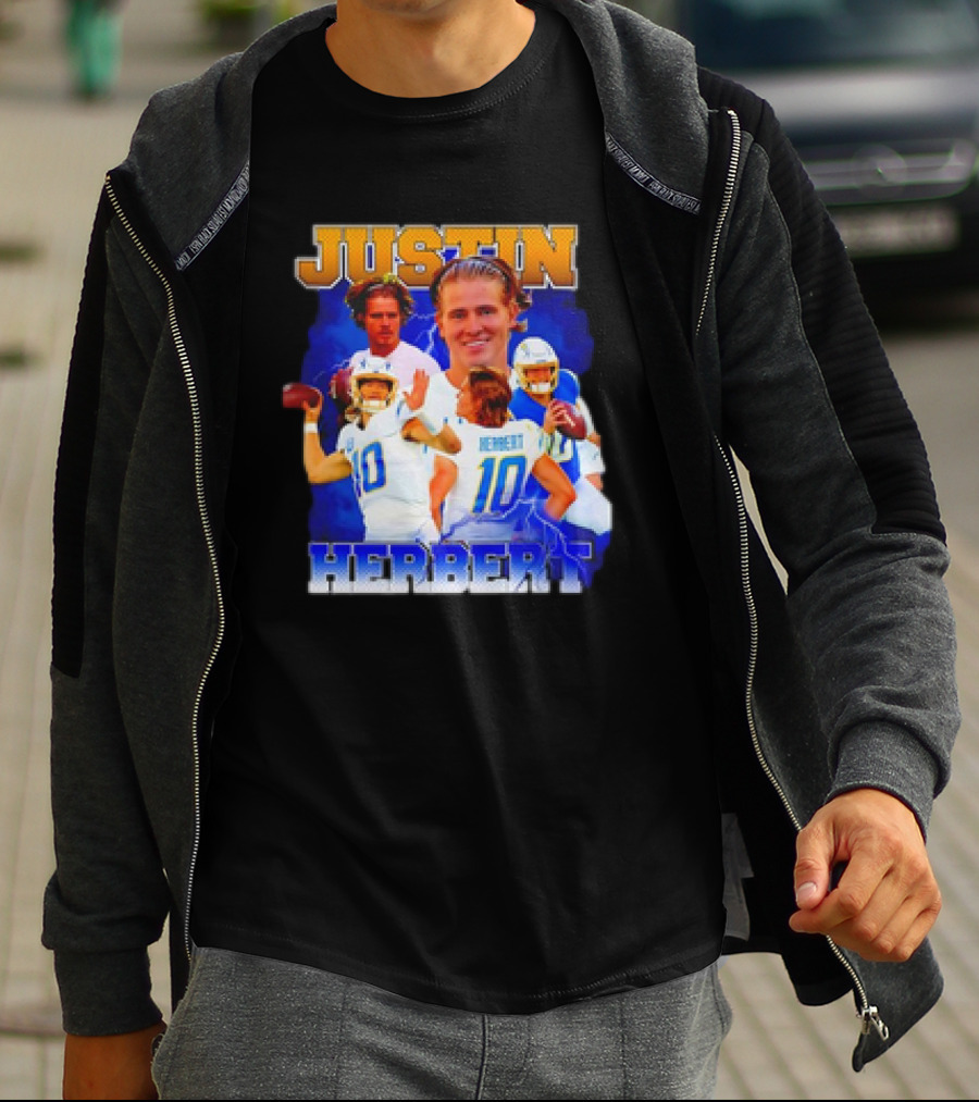 Justin Herbert Football Vintage T-Shirt