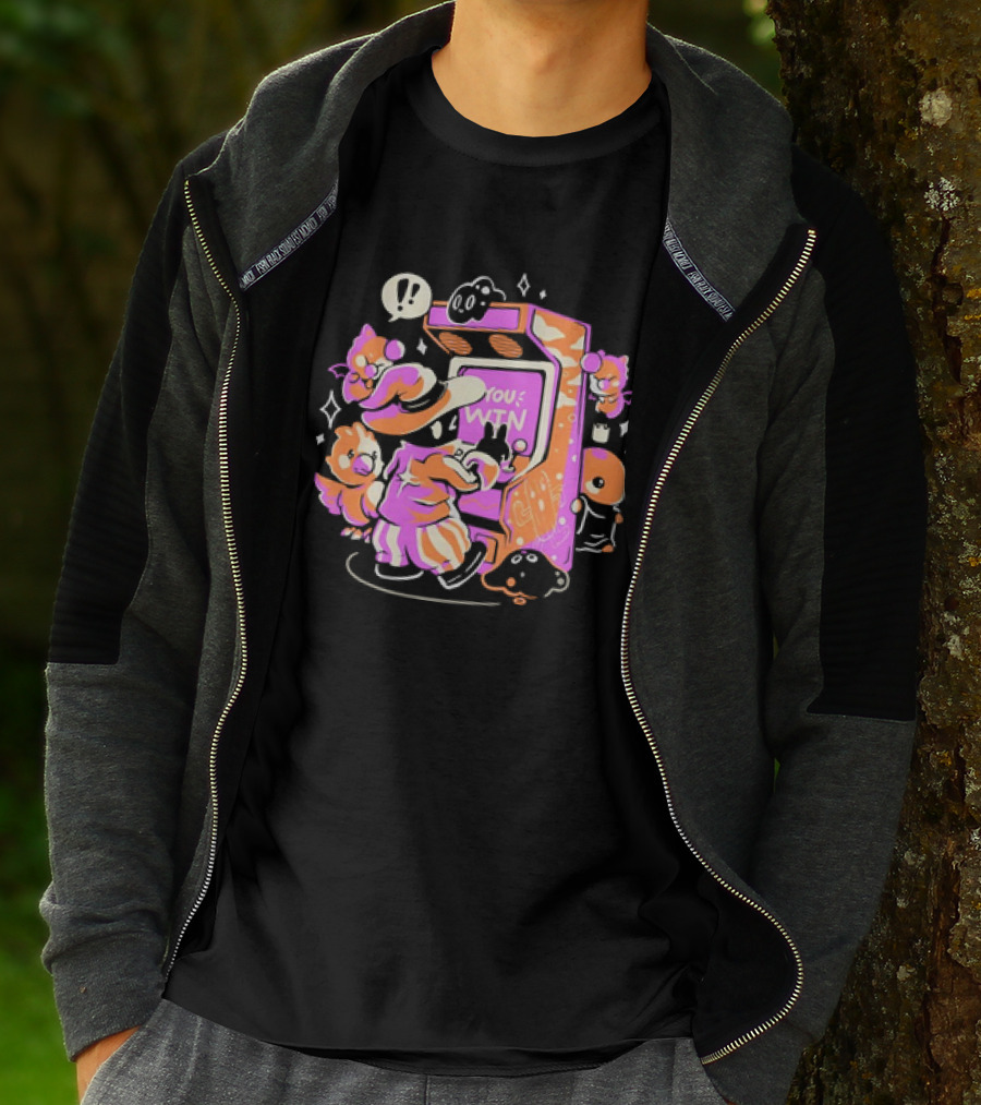 Arcade Adventure With Vivi And Friends Victory T-Shirt