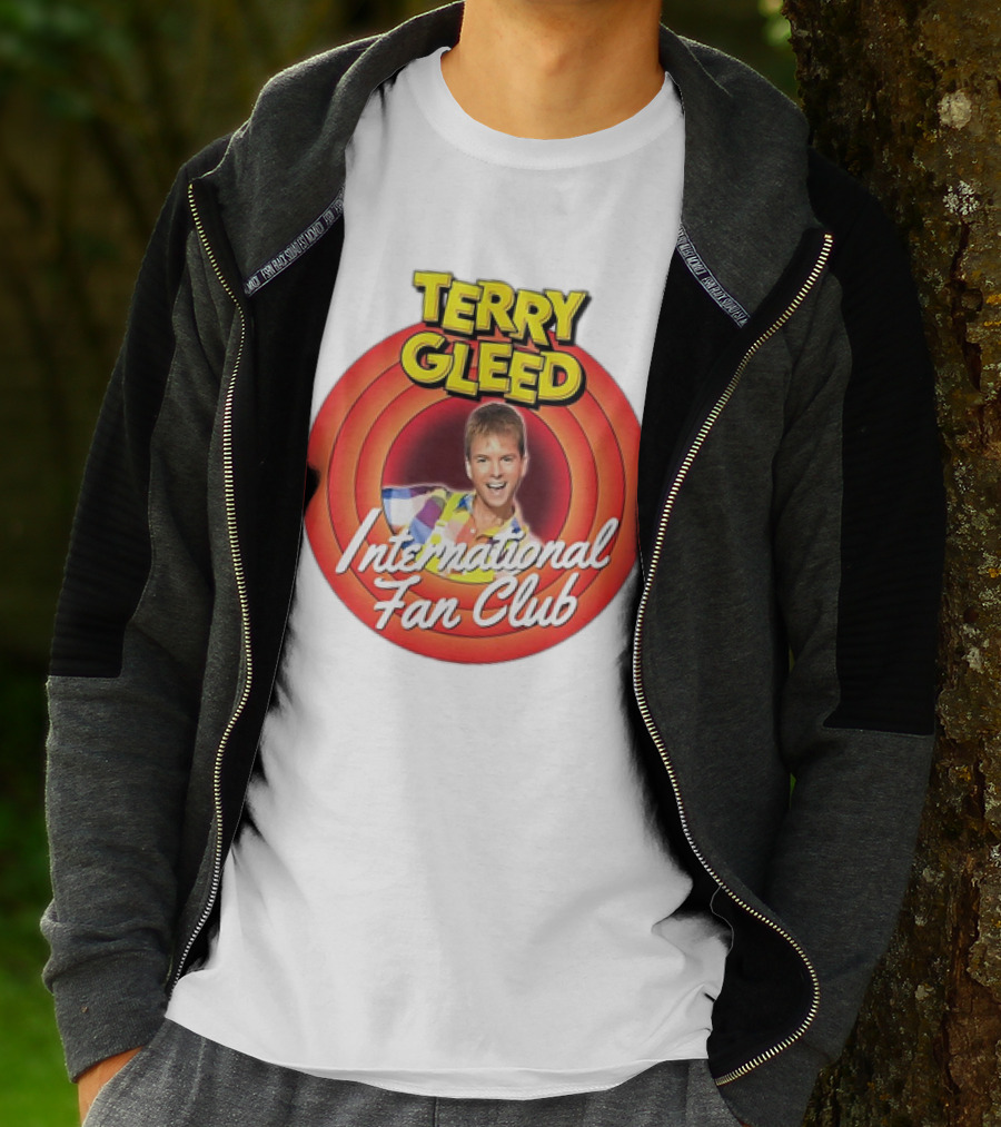 Terry Gleed International Fan Club Retro Style Badge T-Shirt