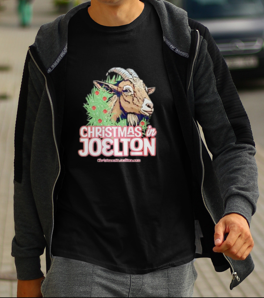 Christmas In Joelton Funny Goat Christmas T-Shirt