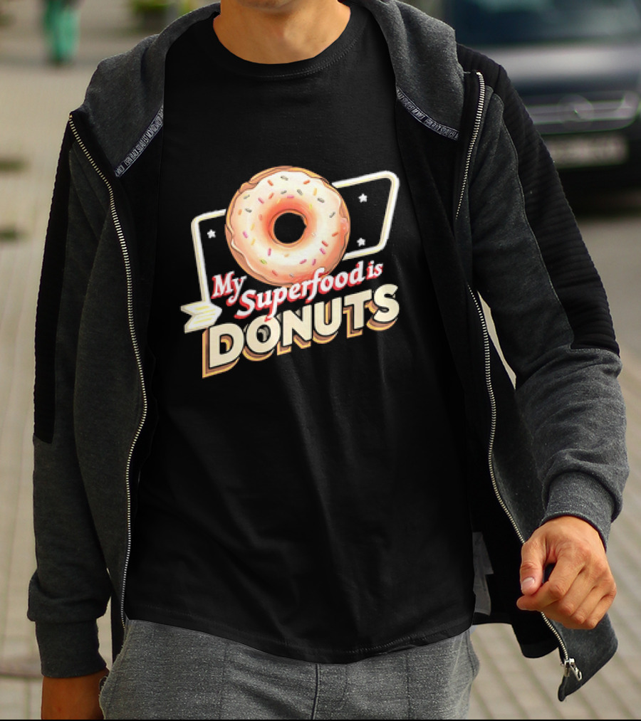 My Superfood Is Donuts Vintage T-Shirt