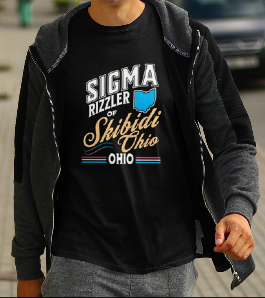 Sigma Rizzler Skibidi Ohio Map T-Shirt