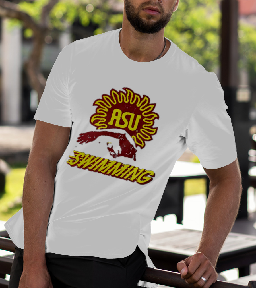 ASU Swimming Sun Devil Logo Dive Team T-Shirt