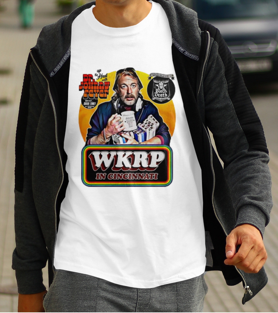 Dr Johnny Fever WKRP In Cincinnati Rock And Roll James Coffee Radio Mug T-Shirt