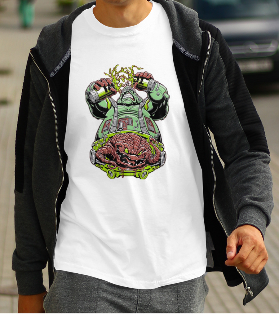 Krang Android Attack Teenage Mutant Ninja Turtles T-Shirt