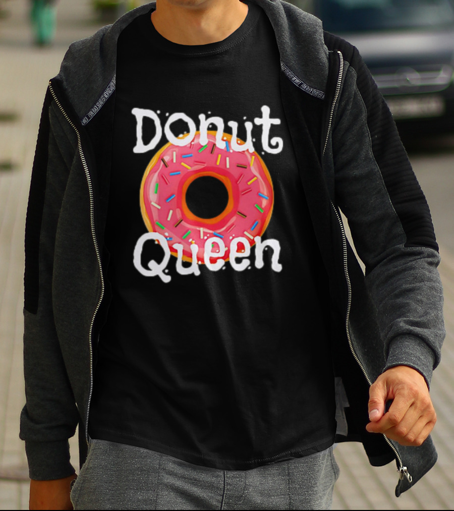 Donut Queen Food Lover Sweet Sprinkles T-Shirt