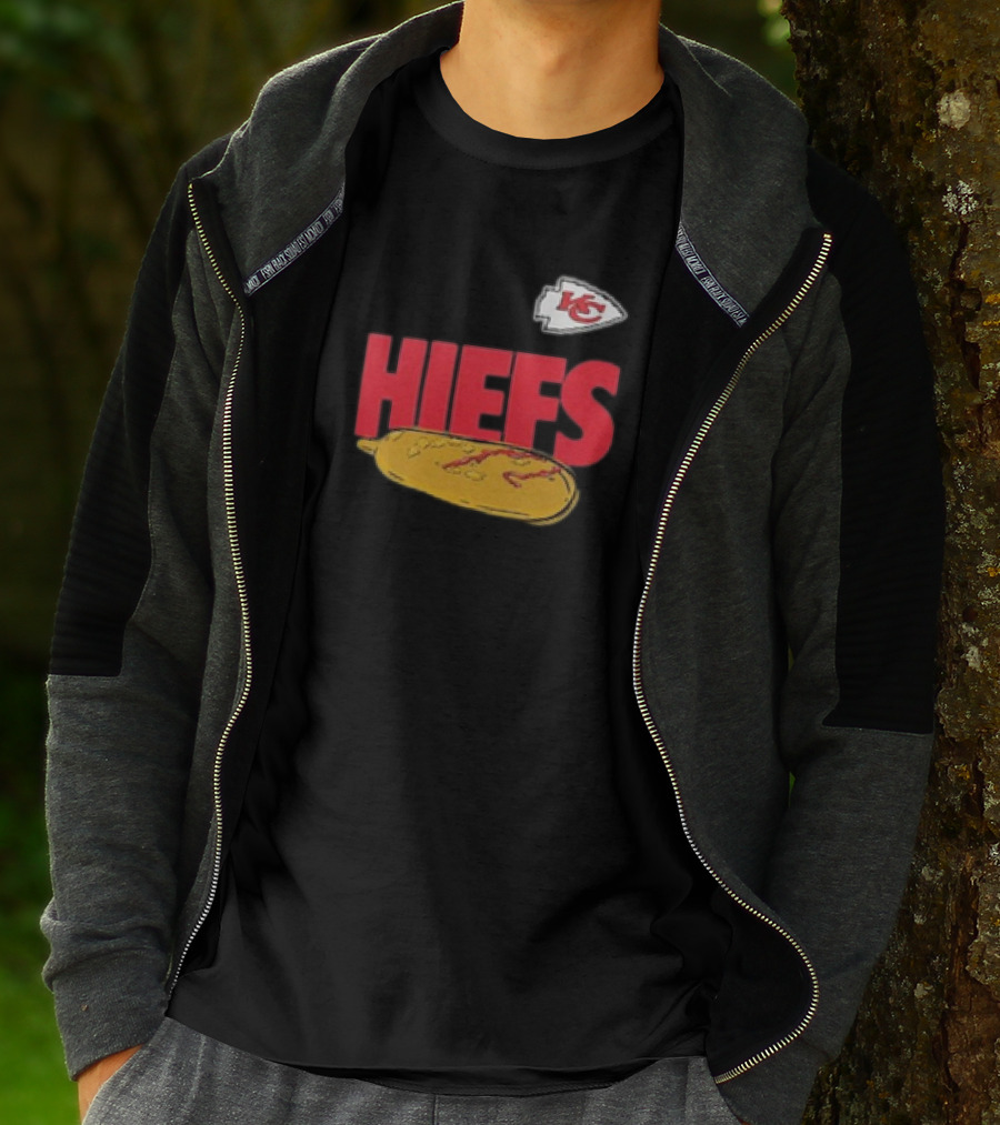 Kansas City Chiefs Hometown Hiefs Hotdog T-Shirt