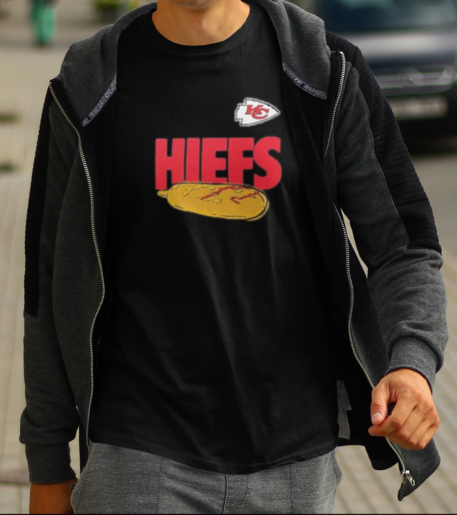 Kansas City Chiefs Hometown Hiefs Hotdog T-Shirt