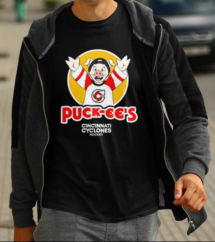 Puck-ee's Cincinnati Cyclones Hockey T-Shirt