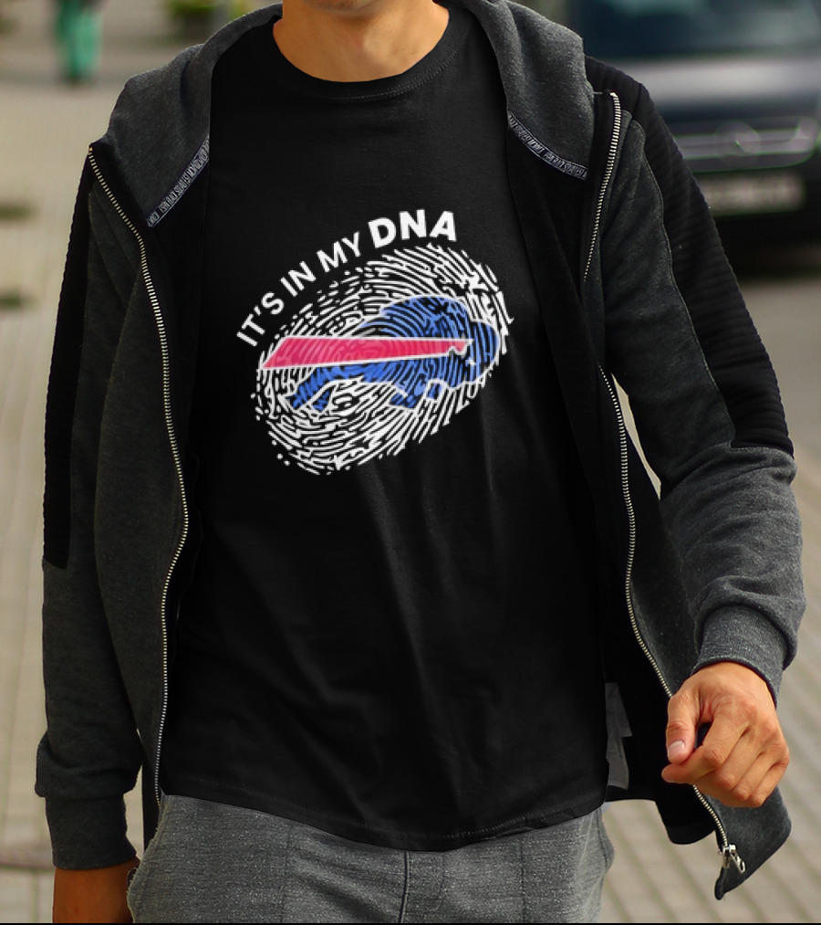Buffalo Bills It's In My DNA Fingerprint T-Shirt