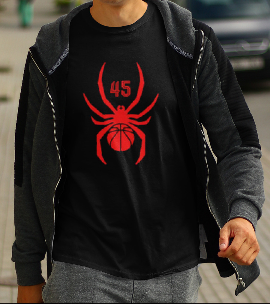 Cleveland Spider 45 Basketball Red Spider T-Shirt
