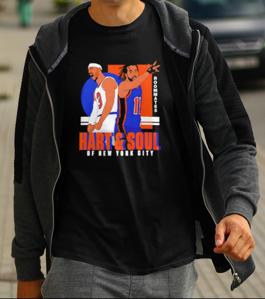Hart And Soul Dynamic Roommates Of New York City Basketball T-Shirt