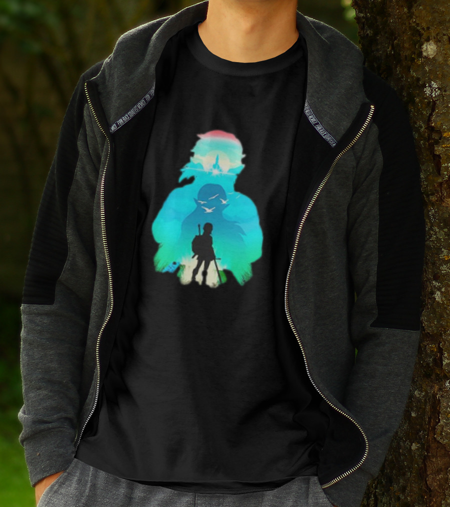 Hero Landscape Anime Adventure T-Shirt