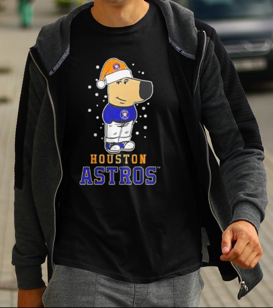 Houston Astros Christmas Chill With Festive Character T-Shirt