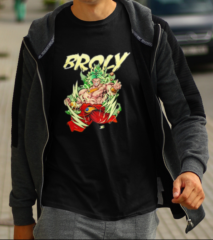 Broly Legendary Warrior Anime Super Saiyan Power Display T-Shirt