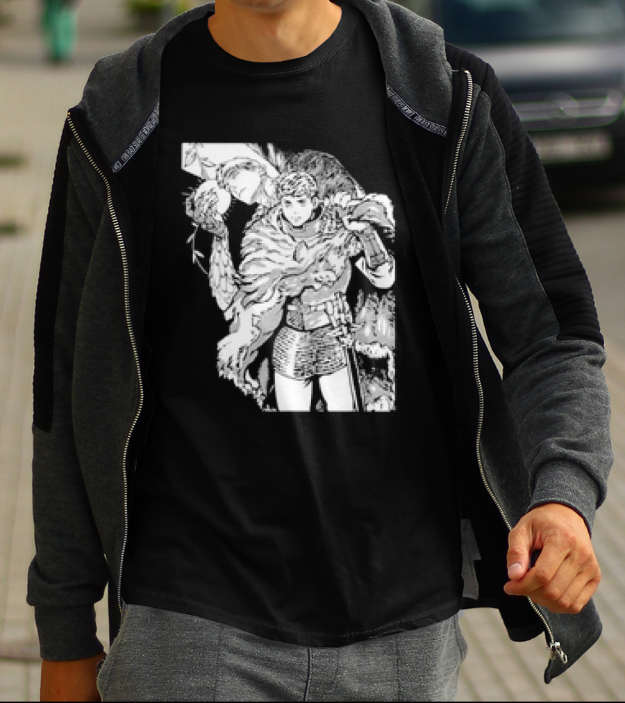 Tasty In Dungeon Anime Knight Fantasy Adventure Scene T-Shirt