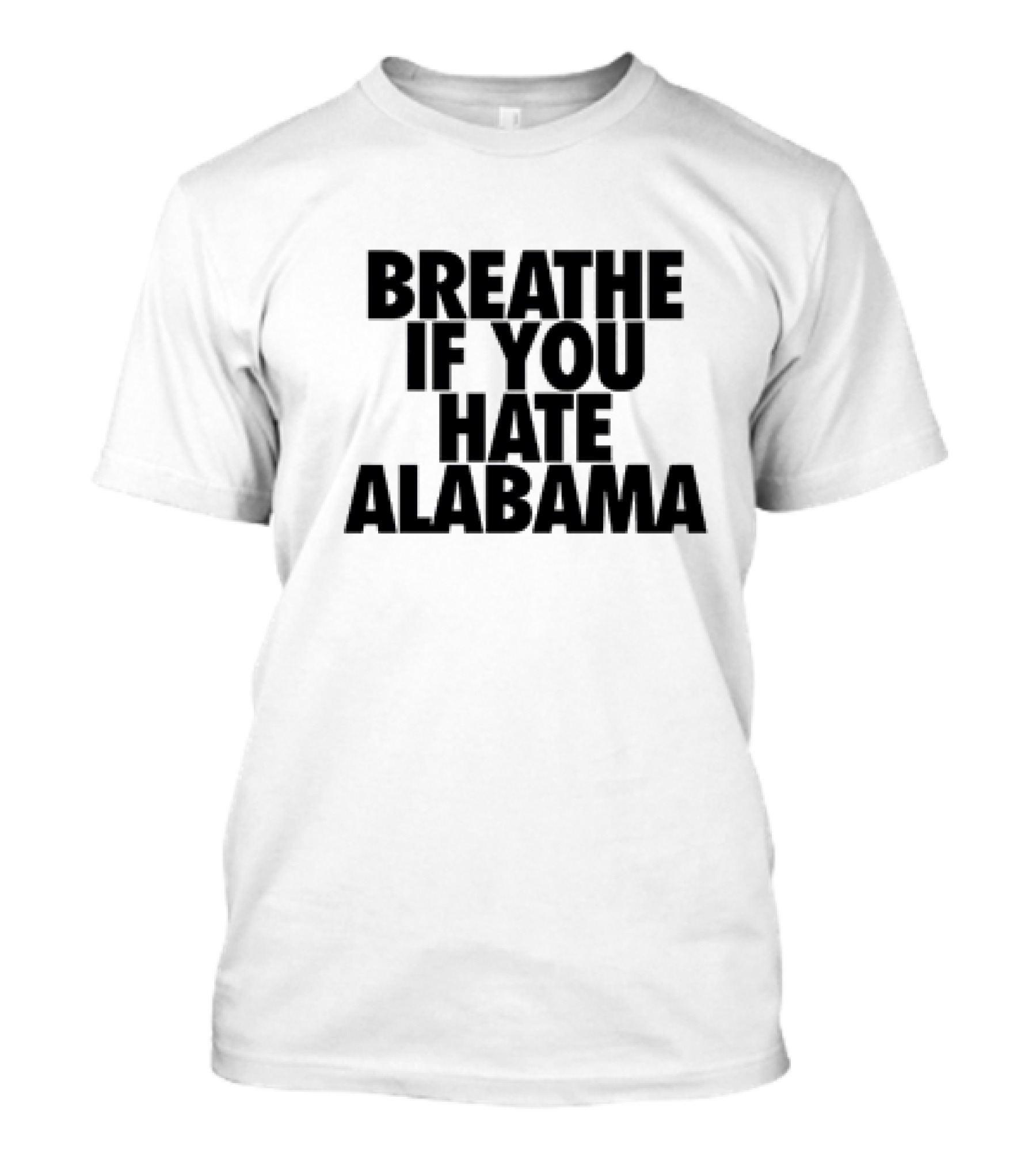 Breathe If You Hate Alabama Sports Rivalry T-Shirt