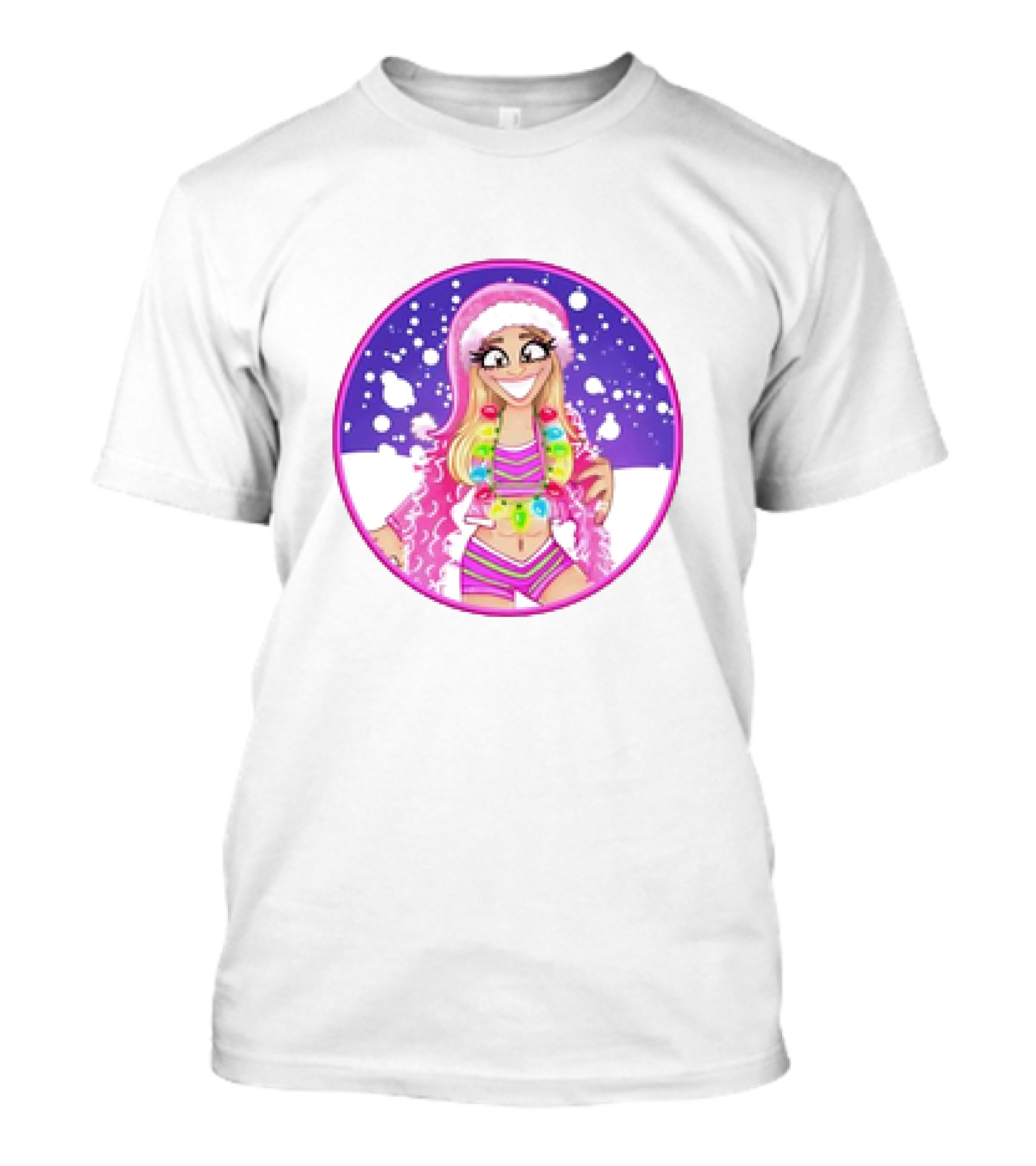 Brittnie Brooks Merry Brittmas Cartoon Holiday T-Shirt
