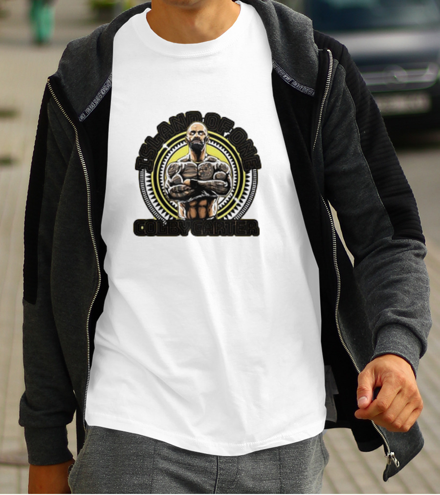 Colby Carter Island Of One Retro Tattoo Bodybuilder T-Shirt