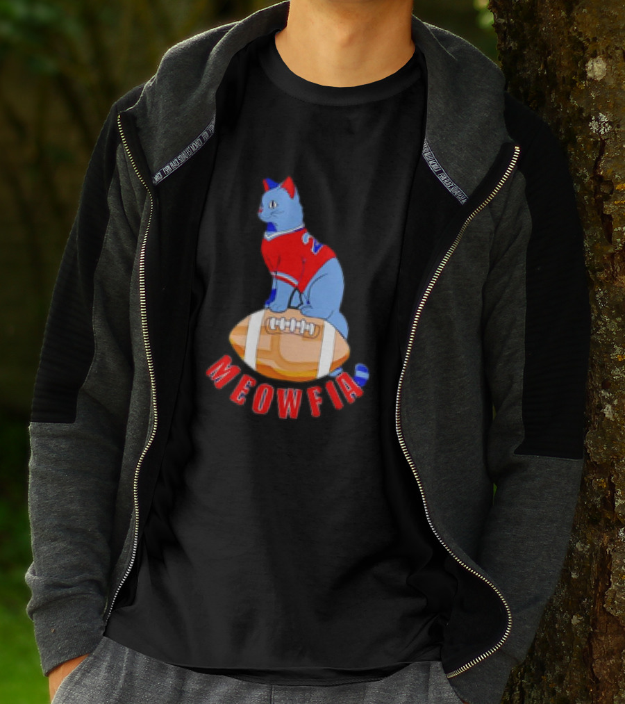 Buffalo Bills Meowfia Cat Football 24 Season T-Shirt