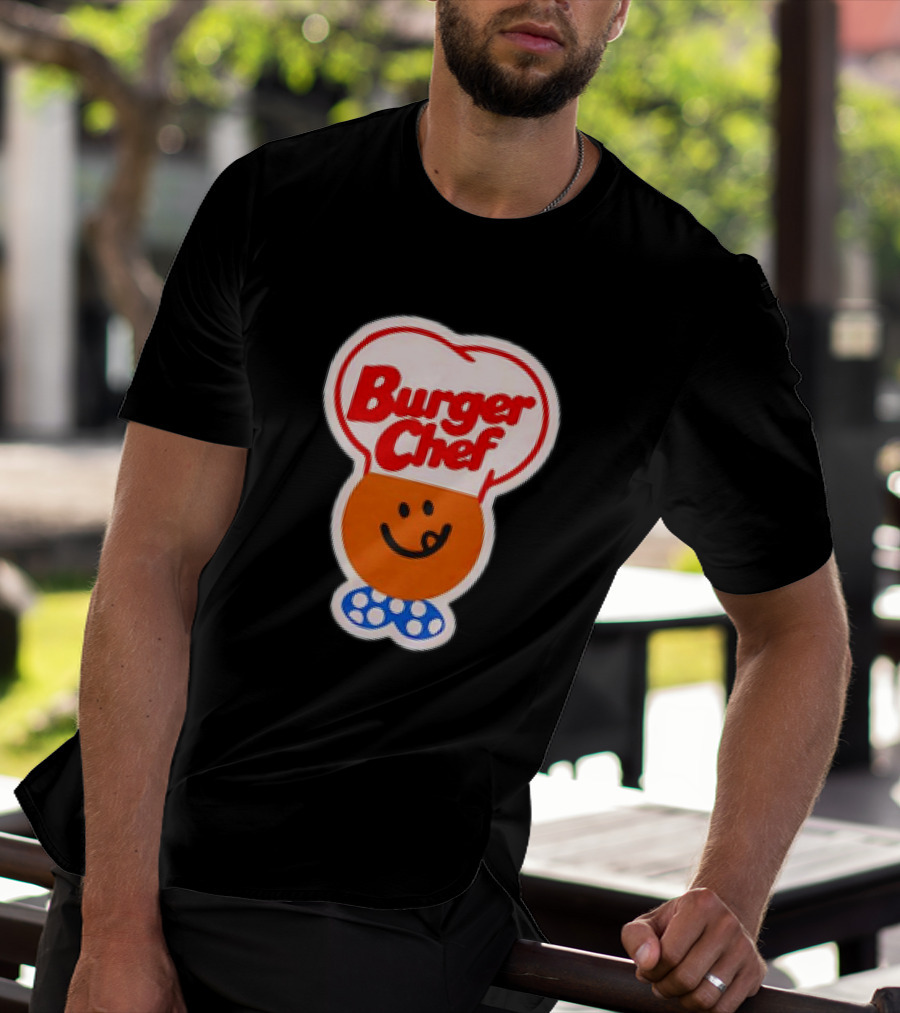 Burger Chef Red Smiling Icon Indianapolis T-Shirt