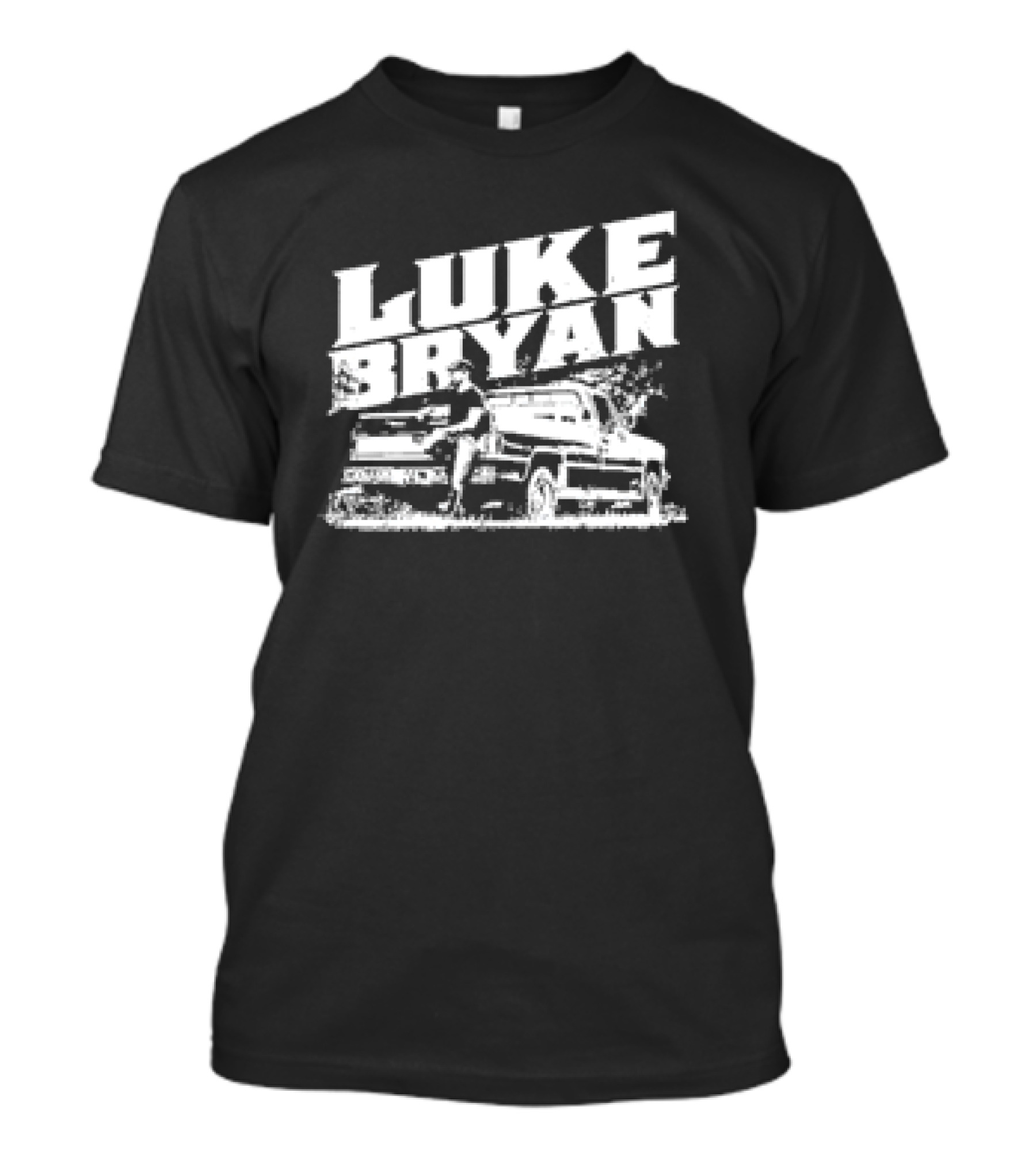Luke Bryan Vintage Truck Scene T-Shirt