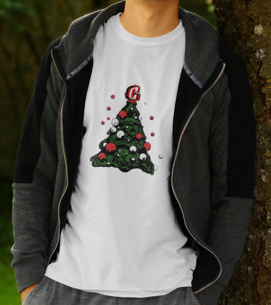 Graffiti Christmas Tree Santa Ornament G Topper T-Shirt