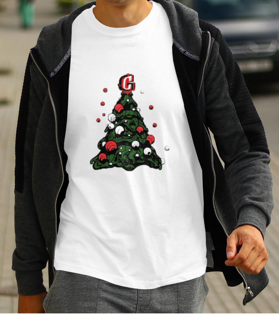 Graffiti Christmas Tree Santa Ornament G Topper T-Shirt