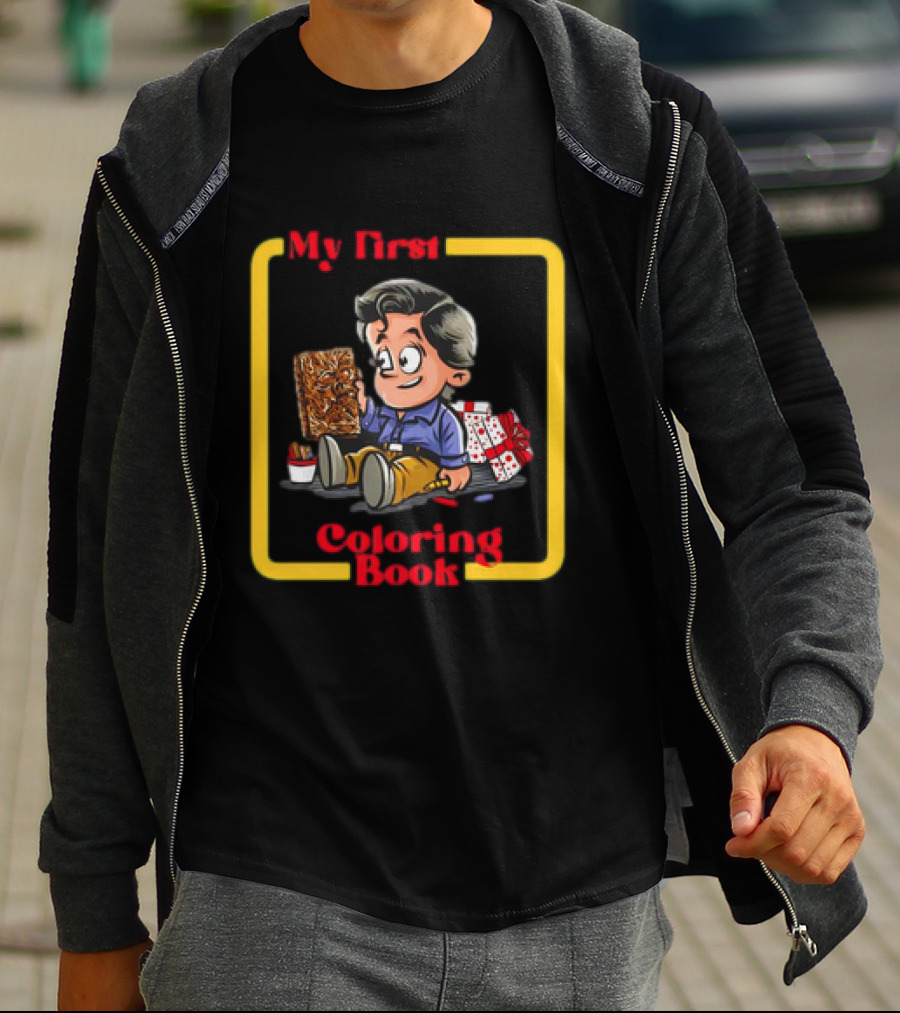 My First Coloring Book Ash Williams Necronomicon Ex-Mortis T-Shirt