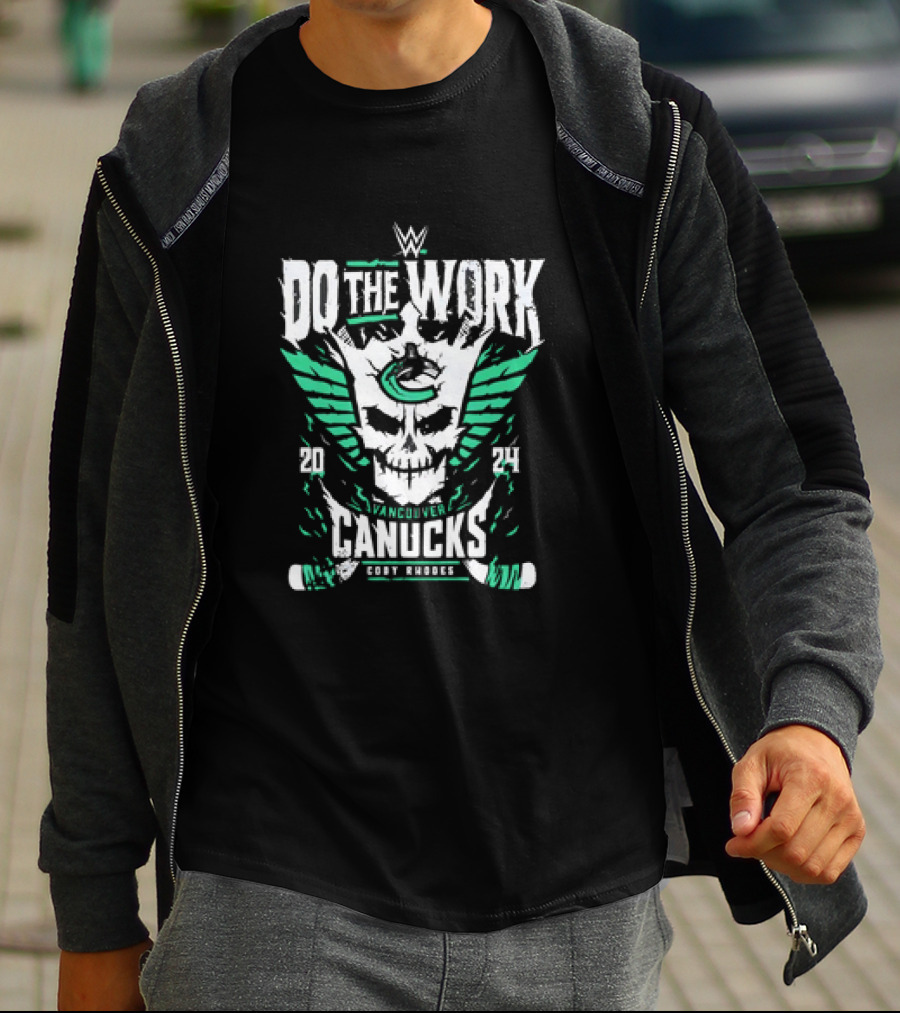 WWE Cody Rhodes Do The Work Vancouver Canucks T-Shirt