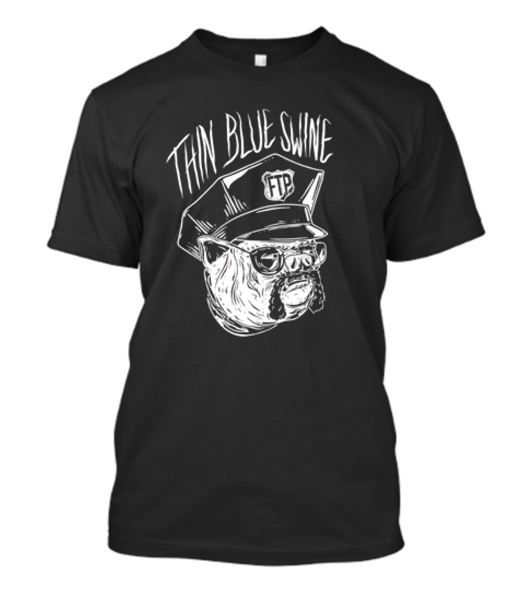 Thin Blue Swine FTP Police Pig T-Shirt