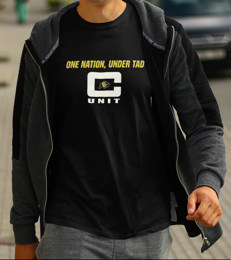 One Nation Under Tad C Unit Colorado Buffaloes T-Shirt