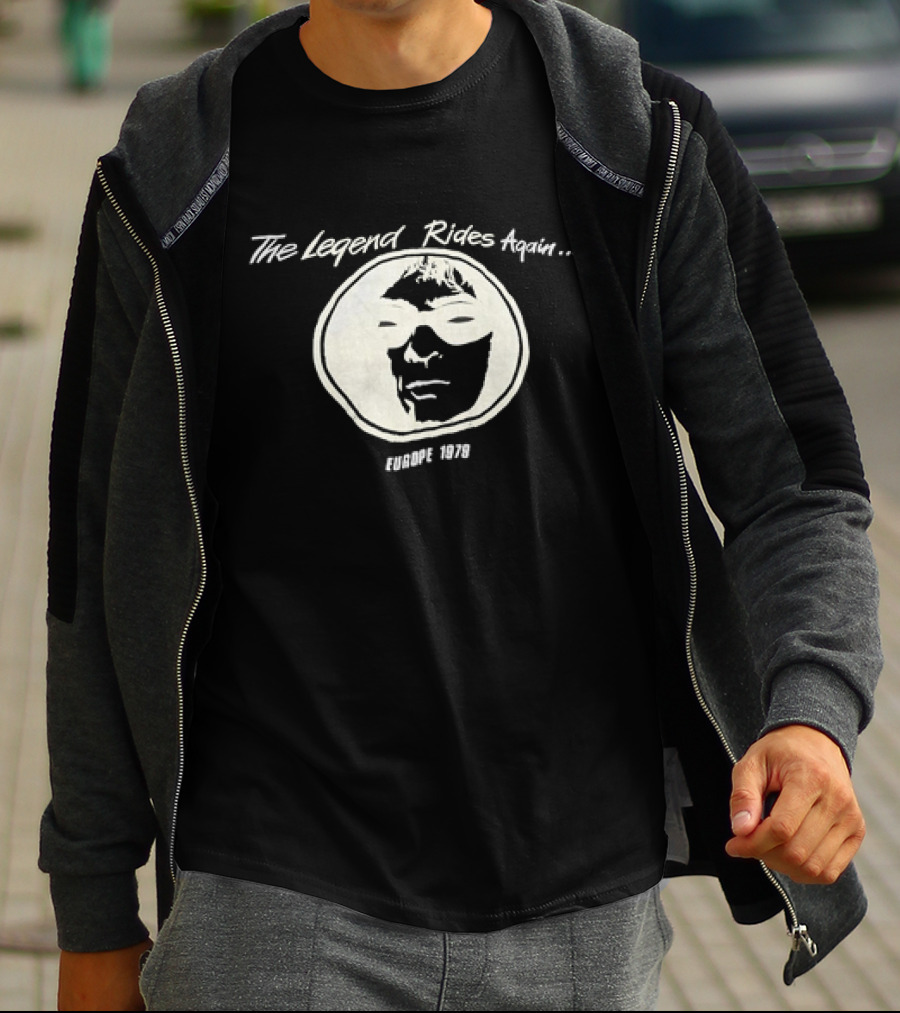 The Legend Rides Again Europe 1978 Masked Face T-Shirt