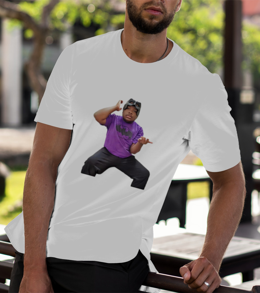 Darius Tiktok Autism Irisa Classic Batman Mask And Pose T-Shirt