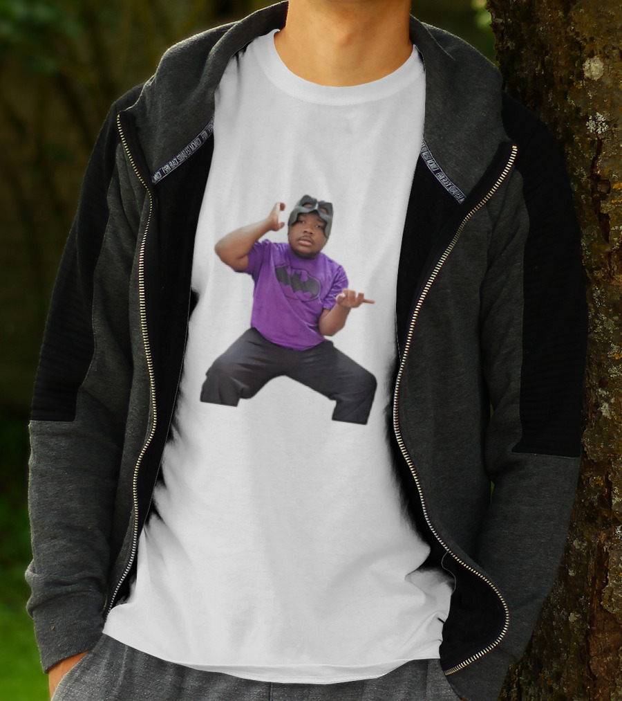 Darius Tiktok Autism Irisa Classic Batman Mask And Pose T-Shirt