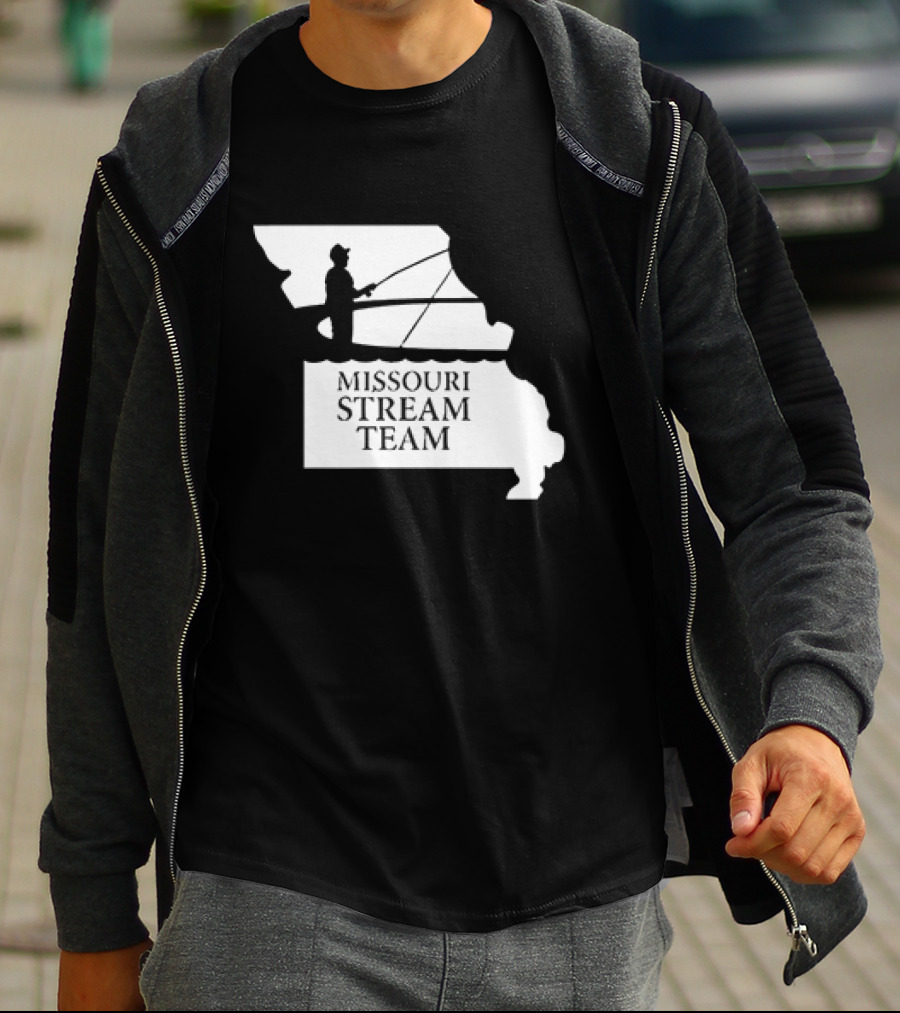 Missouri Stream Team Fishing In State T-Shirt